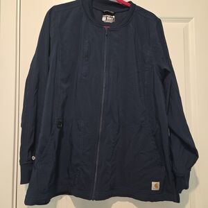 Carhartt Dark Blue Modern Fit Scrub Jacket
